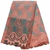 Ткань и швейная африканская кружевная ткань 5 ярдов французская сеть кружевные ткани Tull Lace Emelcodery для женщин платье 230721
