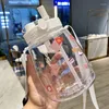 Bouteilles d'eau tasse mignon coréen Portable en ligne célébrité grande capacité bouteille résistant aux hautes températures étudiantes étanche