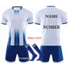 T-shirt da uomo doganale Maglie da calcio per bambini Siding Boys Football Uniforms Shirt Futebol Set Kit Soccer Girl Girls Sportswear Clooding Sock