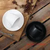 Filiżanki spodki 90 cm3 czarna kubek kawy i setek na herbatę Profesjonalne ceramiki pijowe włoskie espresso s spadek kubka