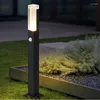 Avec détecteur de mouvement LED lampe de jardin pilier en aluminium moderne cour extérieure Villa paysage bornes lumière