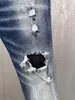 DSQ PHANTOM Turtle Jeans Men Jeans Mens Designer di lusso Jeans Skinny strappato Guy Cool Causal Hole Denim Fashi