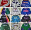 Hommes Team Basketball chauffe Shorts Just Don Short Sport Wear Pantalon avec poche Bull Zipper Pantalon de survêtement Bleu Blanc Noir Rouge Violet Conception de flux de marée Courant de mouvement 40ess