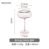Vinglas med Wshyufei Gold Edge Glass Tall Transparent Champagne Whisky Holiday Gift Family Restaurant Bar Supplies