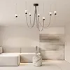 Żyrandole Nowoczesne minimalistyczne światło LINE Sufit 2023 Lampy LED do dekoracji domowej LUSTRES salon