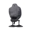 Garden Decorations Plastic Crow Hunting Decoys Garden Bird Deter Scarer Scarecrow Mice Pest Control Deterrent Repeller Decor For Bird Control Black 230721