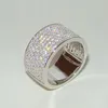 Eheringe YANLIN Gepflasterte CZ Hohe Qualität Silber Farbe Weiblichen Ring Einfache Design Bling Braut Ohrringe Phantasie Party Schmuck Für Frauen