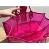 Luxushandtaschen Designertaschen Channel Jelly Tote Bag 2023 Neue, modische, zarte Einkaufstasche mit großem Fassungsvermögen Einkaufstaschen Handliche Umhängetasche Outdoor-Reise-Strandtasche
