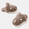 Slippers Comwarm Winter Pluche Slippers Vrouwen Slippers Warm Paar Katoenen Schoenen Thuis Antislip Slaapkamer Platte Schoenen