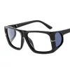 Solglasögon 2023 Fashion Men Kvinnor Goggle Square Rectangle PC -lutningar Lens vandring resestil varumärkesdesigner lyx UV400