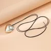 Choker DQQ Mode Dame Kurze Halsketten Chocker Herz Anhänger Einstellbare Seil Kette Für Frauen Schmuck