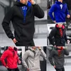 LOGO European and American Sweatshirts trend plush pullover Men's Hoodies side zipper hoodie