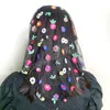 Kvinnors hårtillbehör spets sjal broderi fjäril slända blomma hijab hår halsduk med huvudband mode huvudbonad