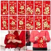 Opakowanie prezentów 2023 Rok chińskiej Lucky Red Envelope Bronzing Rok Spring Festival Packetenvelope Hongbao 18pcs/set