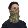 Szaliki Tiger Stripe Camouflage Bandana Scyk Gaiter Print Mask Scalf Military Camo ciepłe jazda na rowerze unisex dorosłe zima