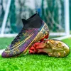 Atletische Outdoor Professionele Sport Voetbalschoenen Mannen Kids Voetbalschoenen Anti-slip Voetbal Cleats Originele Lange Spike Sneakers Mannen Futsal Boot 230721