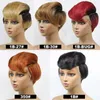 Pixie Cut Perruques Cheveux Perruque Courte 150 180 Densité Réglable Dentelle 360x1 #350 Giner Couleur Bug 1B/27 Femmes Noires