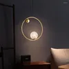 Pendelleuchten TEMAR Zeitgenössischer Kupfer-Kronleuchter, LED-Gold-Messing-Hängeleuchten, einfaches Design, kreatives Dekor für Zuhause, Schlafzimmer