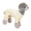 Abbigliamento per cani Pigiama pullover Adorabili abiti per animali domestici a 4 zampe Tuta floreale per cani piuttosto piccoli per taglia media