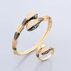 Black Diamond Snake Bangle Armband For Women Gold Men Charm Infinity Tennis Armband Luxury Designer Jewelry Fashion Party Wedding Presents Birthday Par