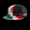 Модная шляпа шляпа F1 Formula -One Racing Team Caps Официальная высококачественная цветная команда GP Cap Sergio Perez Cap 1 Аксессуары