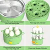 10 Capacity Egg Cooker: Cook Hard Boiled, Poached, Scrambled Eggs, Omelets, & More - Auto Shut Off Feature!