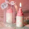 Whole - Faveurs de mariage arabe Faveur de bougie de biberon rose avec conception sur le thème du bébé 20PCS LOT pour baby shower et cadeau de bébé We3099