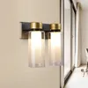 Wall Lamps Modern Copper LED Lights Bedroom Bedside Study Light Living Room Balcony Aisle Gold Lamp Corridor Sconce