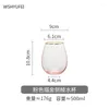 Vinglas med Wshyufei Gold Edge Glass Tall Transparent Champagne Whisky Holiday Gift Family Restaurant Bar Supplies