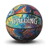 Spalding 24K Black Mamba Merch Basketballball-Kritzelmuster Gedenkausgabe PU-Spiel Größe 7 mit Box Valentinstag B2469