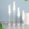 Liquid Soap Dispenser 5/10/12/15ml Clear Airless Vacuum Pump Bottle Cosmetic Eye Cream Travel Size Refillable Containers Shampoo Toiletries