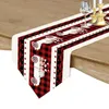 Table Cloth Valentine'S Day Truck Love Heart Runner For Home Dining Tea Shoe Cabinet Cover Flag Wedding Party Decoration