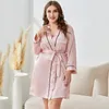 Vêtements de nuit pour femmes 2023 printemps/été Simulation chemise de nuit en soie 5XL Sexy court mince Robe de glace longue peignoir femmes