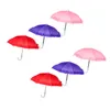 Parapluies 4 pièces dentelle parapluie accessoire poupées miniatures marionnette enfants jouet décoratif orner en plastique jouets pour enfants
