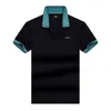 Boss Mens Polo Shirt Wysoko jakościowa moda T-shirt luksusowy kołnierz Pure Bawełna Oddychająca Top Business Hugo Clothing N9fl
