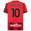 2023/24 AC Pulisic Rafa Leao Soccer Jersey 2024 Reijnders Milans Bennacer Giroud Shirt Mens Chukwueze Musah-Cheek Theo oka