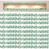 Adesivos de parede 1 peça borda decoração estilo eucalipto recortado papel de arte à prova d'água impressão fina boletim escolar acabamento primavera para escritório