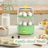 10 Capacity Egg Cooker: Cook Hard Boiled, Poached, Scrambled Eggs, Omelets, & More - Auto Shut Off Feature!