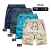 Shorts masculino bolso masculino algodão 95% verão e outono praia para homens calças de joelho de alta qualidade metade do tamanho L-5XL