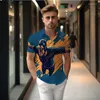 Chemises décontractées pour hommes Chemise d'été Divers 3D Imprimé Vacances et Style Mode Tendance Rue