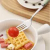 Dinnerware Sets Portable Wheat Straw Stainless Steel Cutlery Set Chopsticks Spoons Forks Travel Cafeteria Tableware Gifts Table