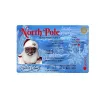 Plast Santa ID -kort Nyhet Lost Sleigh Flying License Christmas Eve Box Filler Gift Santa Claus Driver 'License grossist