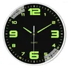 Horloges murales pratique longue durée grand nombre 30cm suspendu lumineux horloge numérique silencieuse utilisation quotidienne