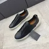 Designer Men's Casual Dzheniya Shoes Luxury Leather Light Sports Shoes Wholesale Price Canvas Companion Sports Shoes TPU Non-Slip Breattable Shoes Storlek 39-45