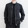 Jaqueta Masculina 7XL Jaqueta Bomber Masculina Manga Longa Alta Qualidade Marca Trench Coat Outono Inverno Militar Tático Zíper Colar Casual