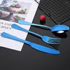 Dinnerware Sets 20Pcs/Set Gold Cutlery Set Flatware Stainless Steel Kitchen Silverware Dinner Knife Dessert Spoon Fork Tableware