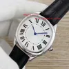 Ultima versione diretta in fabbrica Super Calibre Automatic Watch quadrante bianco 316 L acciaio cassa orologi da uomo orologi da polso top215d