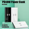PD40W Power Bank Wireless Charging 20000MAH Portable Charger 2USB Output Digital Display Auxiliary Battery for iPhone Huawei Mi L230619
