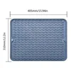 Table Mats Rubber Multi Purpose Hollow Drain Mat Food Grade Kitchen Sink Against Debris Filter Non Slip Dining Set For 4 Small Spaces