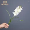 Dekorativa blommor 3D Taktil stor hyacint simulering Flower Home Wedding Decoration fuktgivande konstgjorda high-end lila